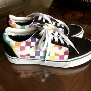 Vans  size 7 multi color